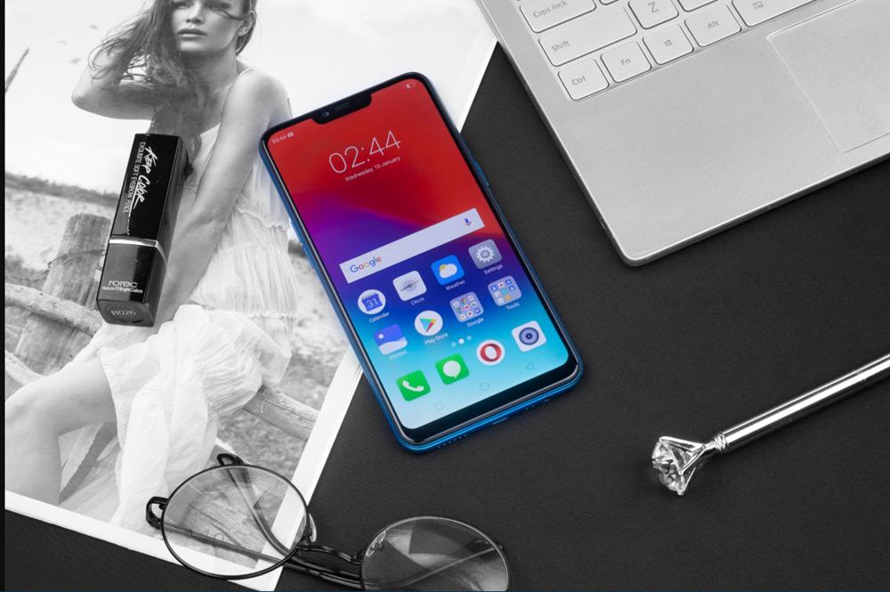 Realme C1 6.2 Inch 4G LTE Smartphone Snapdragon 450 2GB 16GB 13.0MP+2.0MP Dual Rear Cameras Android 8.1 Face Unlock Global Version - Black