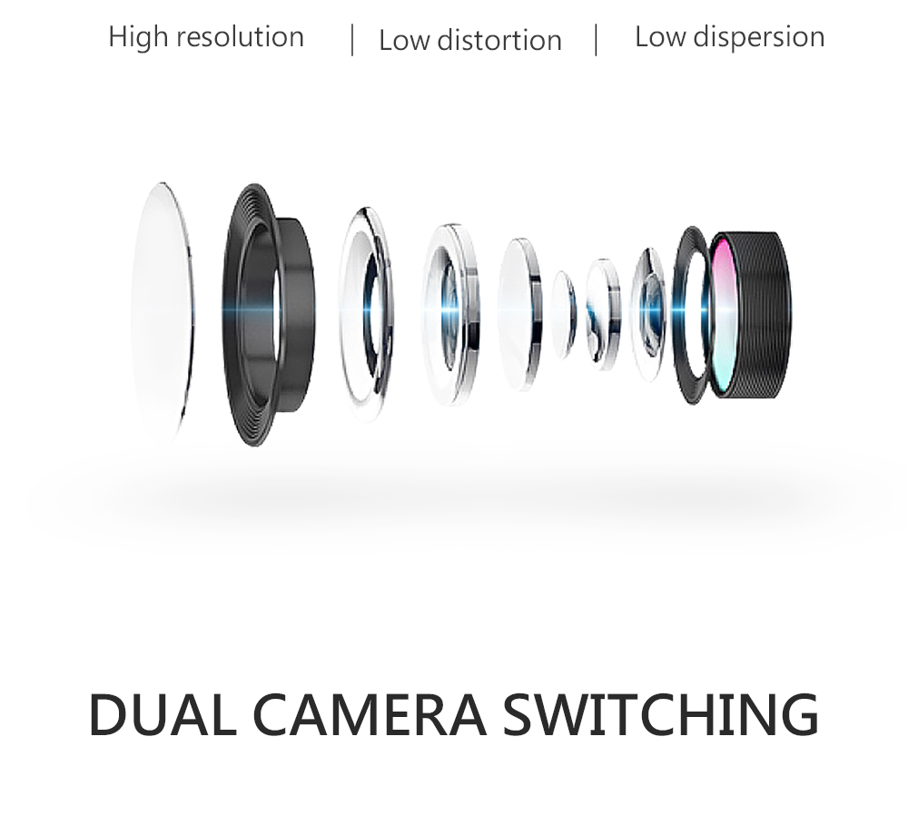 SG106 1080P WiFi FPV RC Drone Optical Flow Positioning RTF White - Three Battery