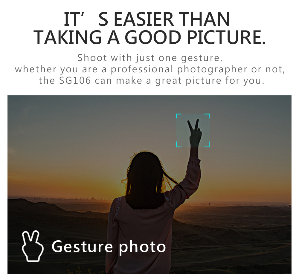 SG106 1080P WiFi FPV RC Drone Optical Flow Positioning RTF White - Three Battery