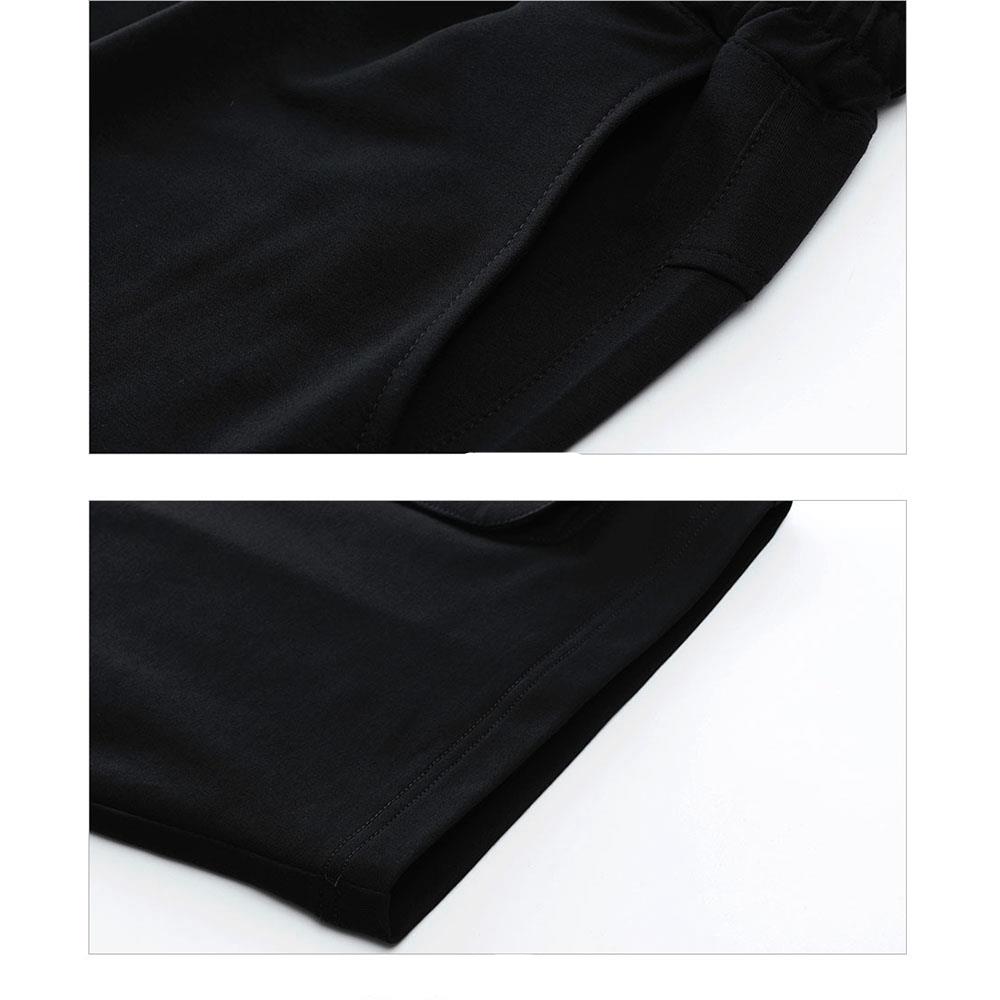 DK17 Men Casual Sports Tethers Shorts Fifth Pants Loose Breathable Size S - Gray