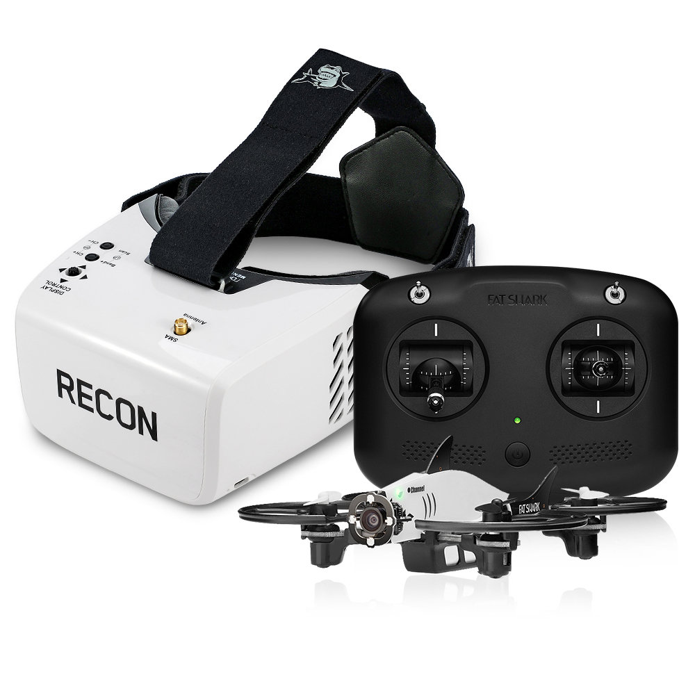 Fat Shark 101 Micro FPV Racing Drone with FPV Goggles RTF
