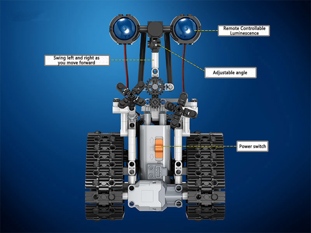 Lego Tank Robot Toy Assembling Car For Kids Video Youtube