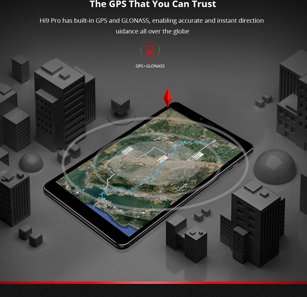 Chuwi Hi9 Pro 4G LTE Phablet MTK6797 Deca Core 8.4" IPS 2K 2560*1600 3GB RAM 32GB ROM Android 8.0 Dual SIM Dual Standby Built-in GPS GLONASS - Black