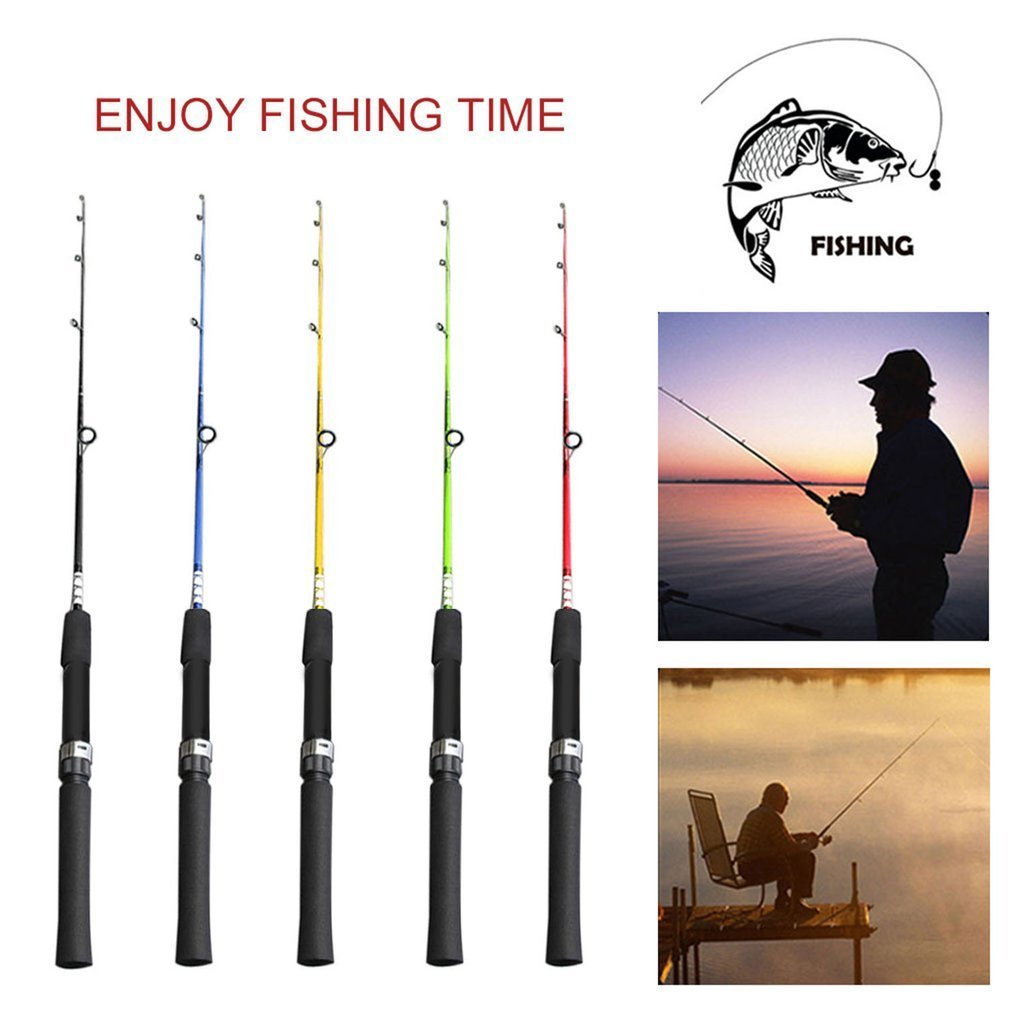 Solid High Carbon Fiber Fishing Rod Pole Accessories 135CM - Random Color