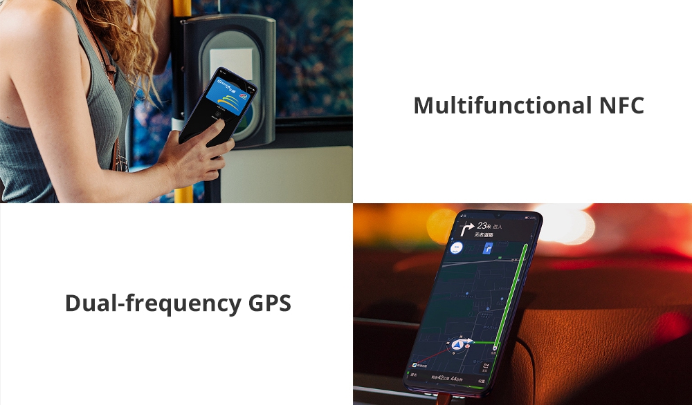 Xiaomi Mi 9 6.39 Inch 4G LTE Smartphone Snapdragon 855 8GB 128GB 48.0MP+12.0MP+16.0MP Triple Rear Cameras MIUI 10 In-display Fingerprint NFC Fast Charge - Gray