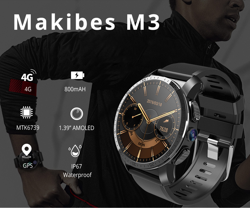 makibes m3 4g smartwatch