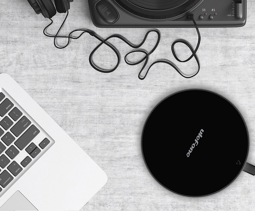 Ulefone UF002 Wireless Charger 10W 5V/9V 2A Output For Ulefone Fast Charger - Black