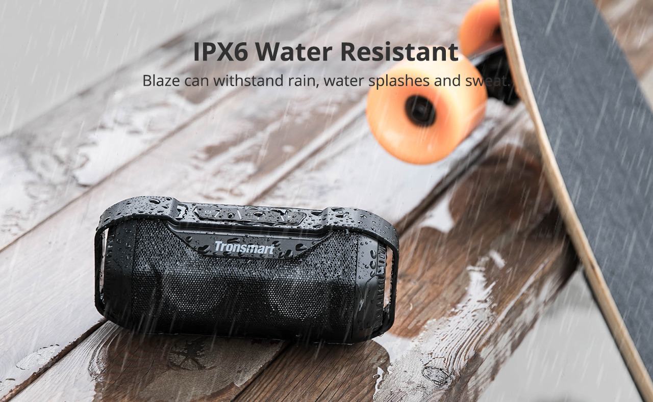 Tronsmart Element Blaze Bluetooth Speaker IPX6 Water-Resistant Superior Bass LED Lights