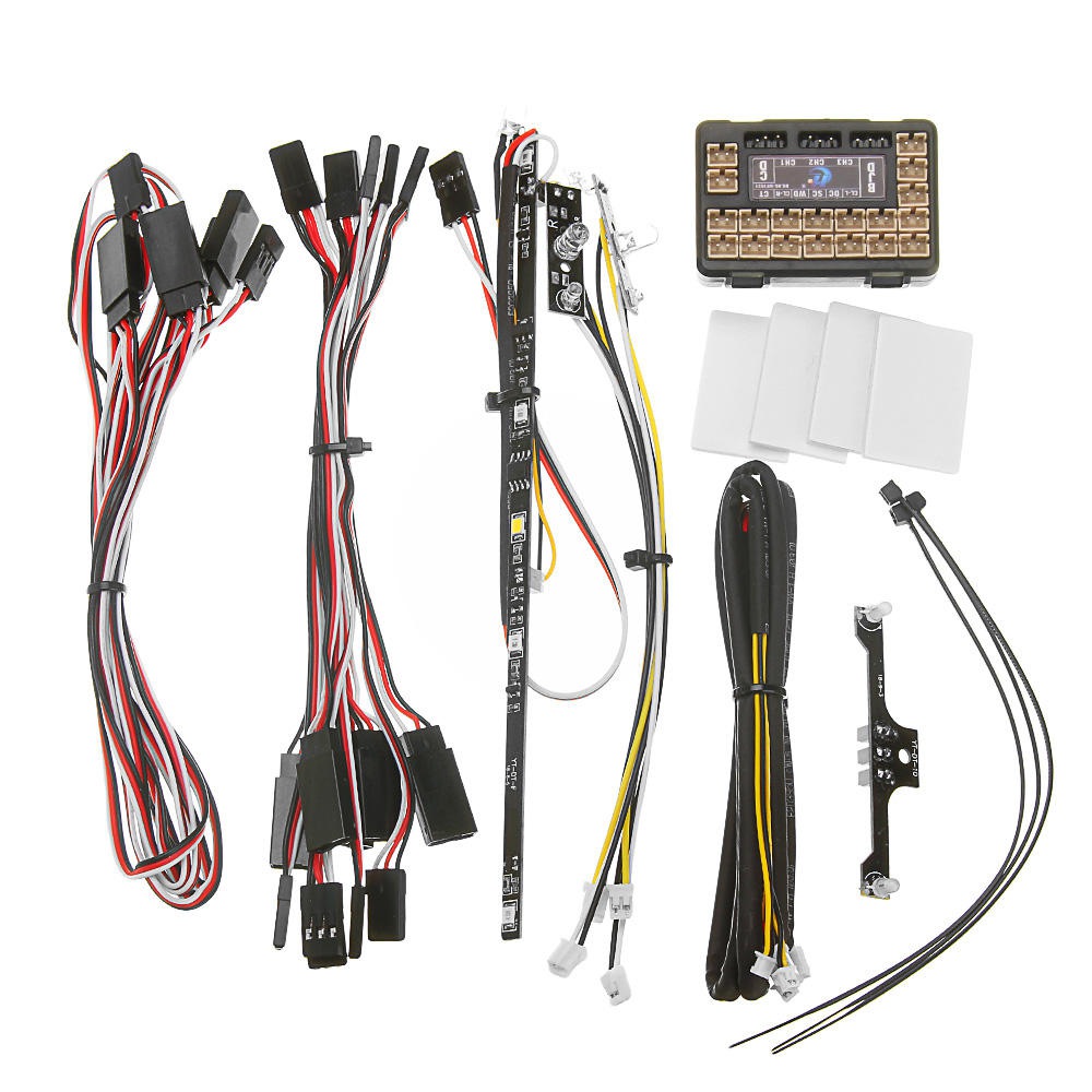 HG RC Car Spare Parts LED Light IC Mainboard Set For P801 P802 P407 P402 P601