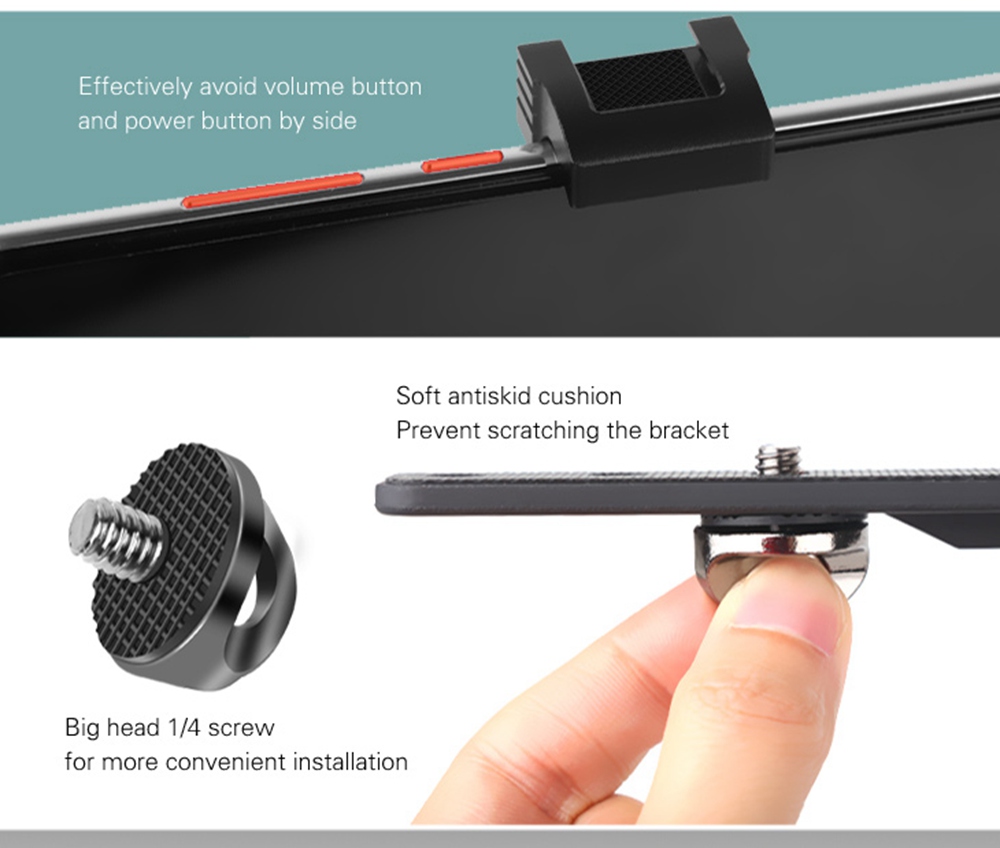 Sunnylife Expansion Accessories Metal Fixture Tripod Extension Rod Set For DJI OSMO Pocket Gimbal