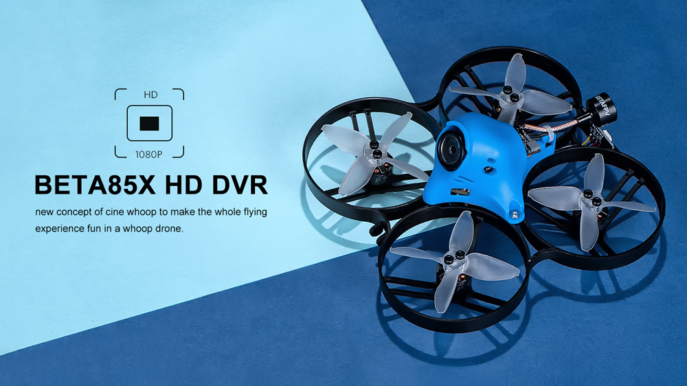 BETAFPV Beta85X HD 85mm Brushless Whoop 2-3S FPV Racing Drone F4 FC OSD Caddx Turtle V2 Camera  BNF- DSMX Receiver