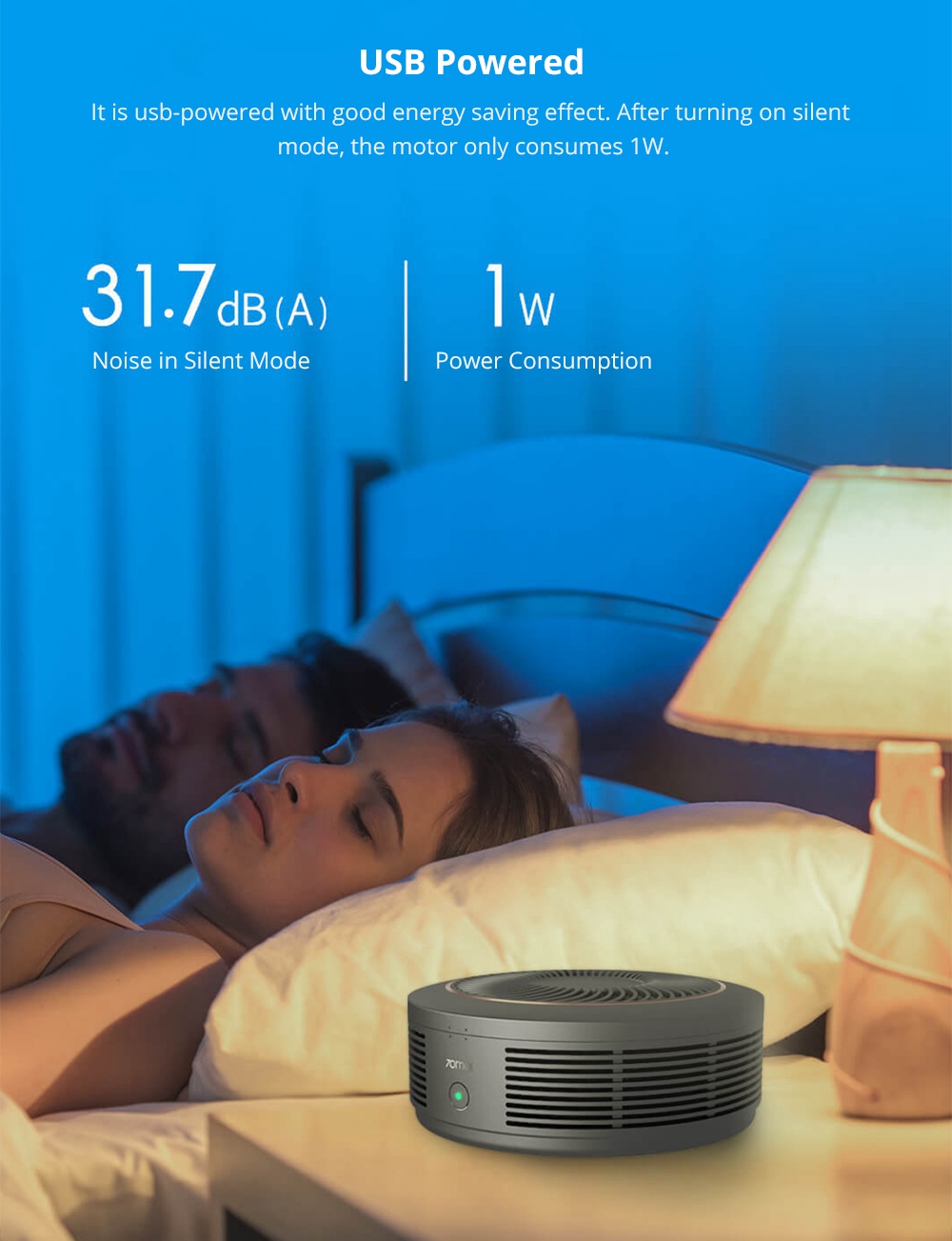 Xiaomi 70Mai Car Air Purifier Pro Black