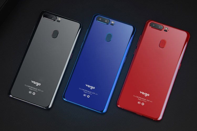 Vargo VX3 5.7 Inch 4G LTE Smartphone MTK6757 6GB 128GB Dual 13.0MP Rear Cameras Android 7.1 Type-C Touch ID - Blue