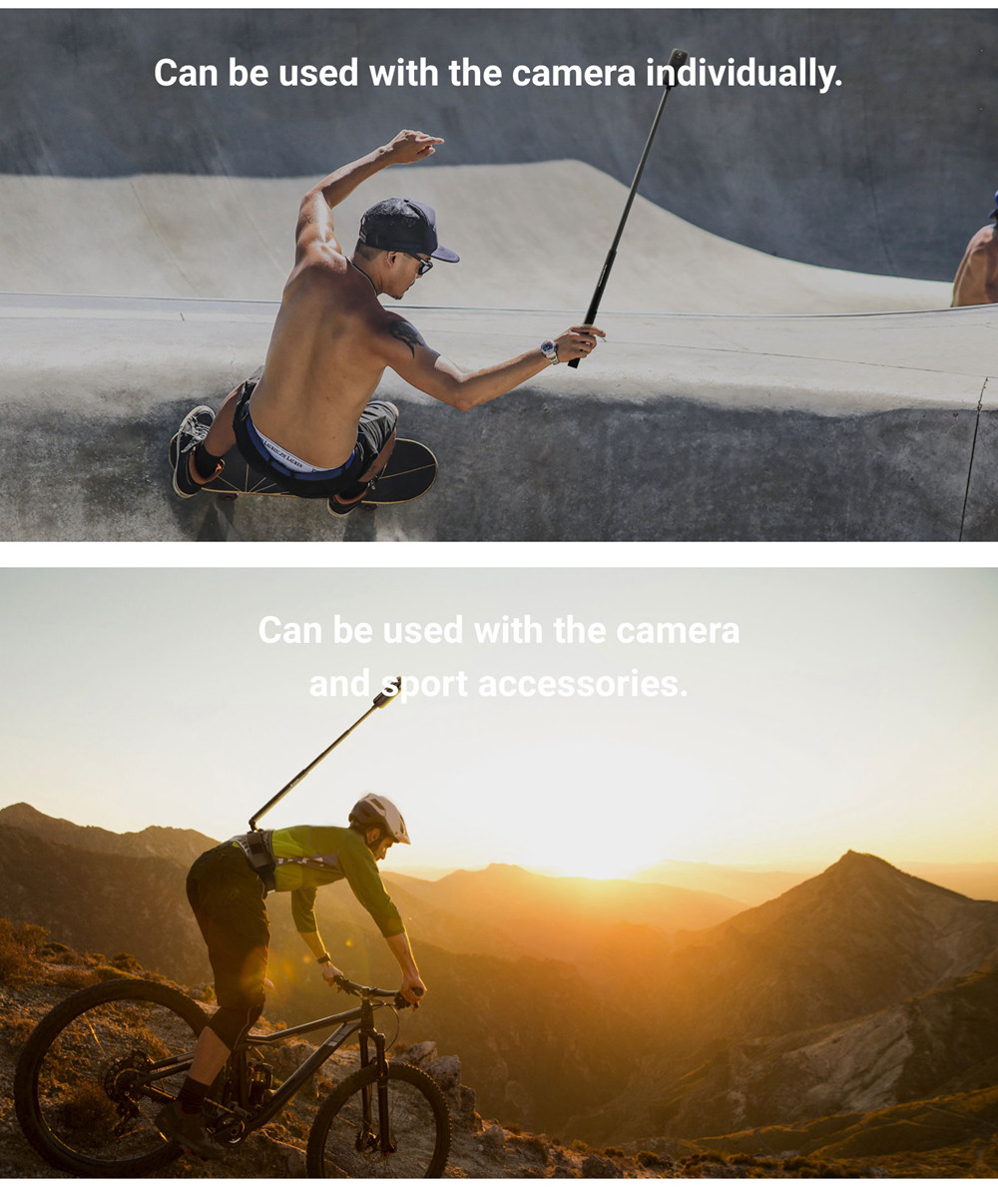 Insta360 One X Panoramic Anti-shake Motion Sports Camera Spare Parts Invisible Selfie Stick