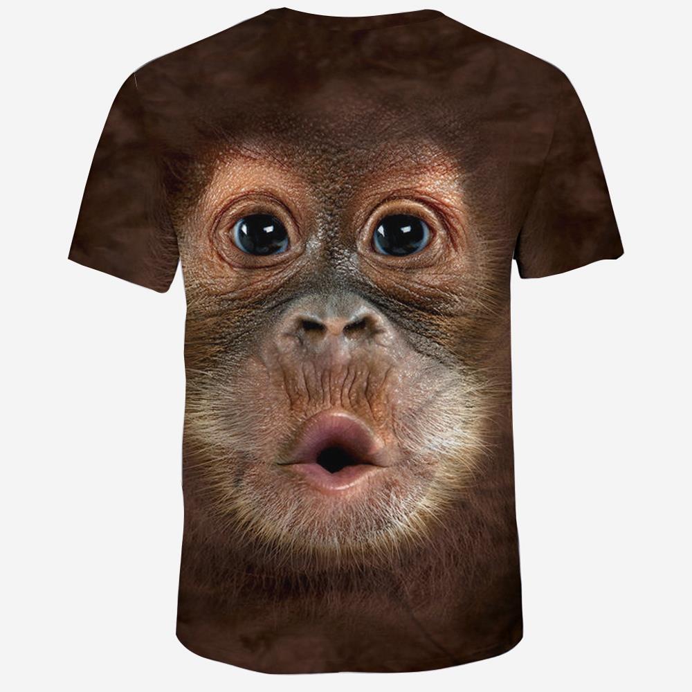 monkey print t shirt