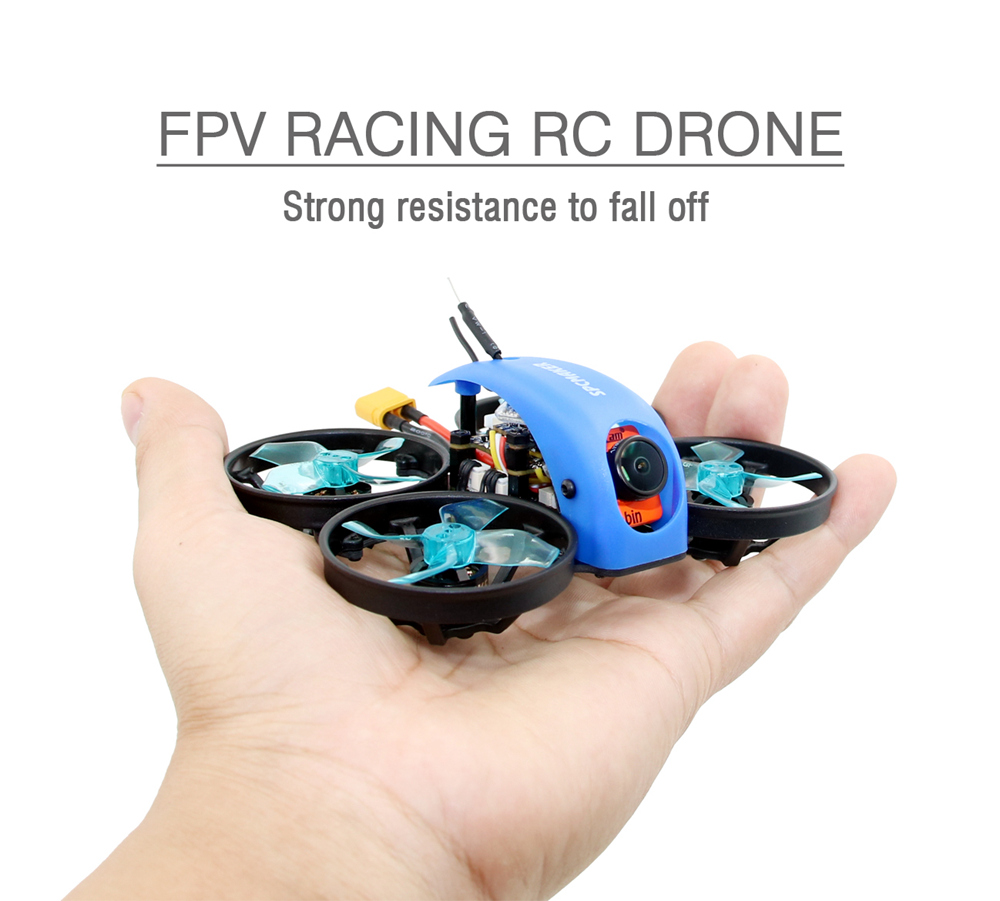 SPCMAKER MINI Whale HD 78mm 2-3S Brushless Whoop Racing Drone BNF - Frsky Receiver