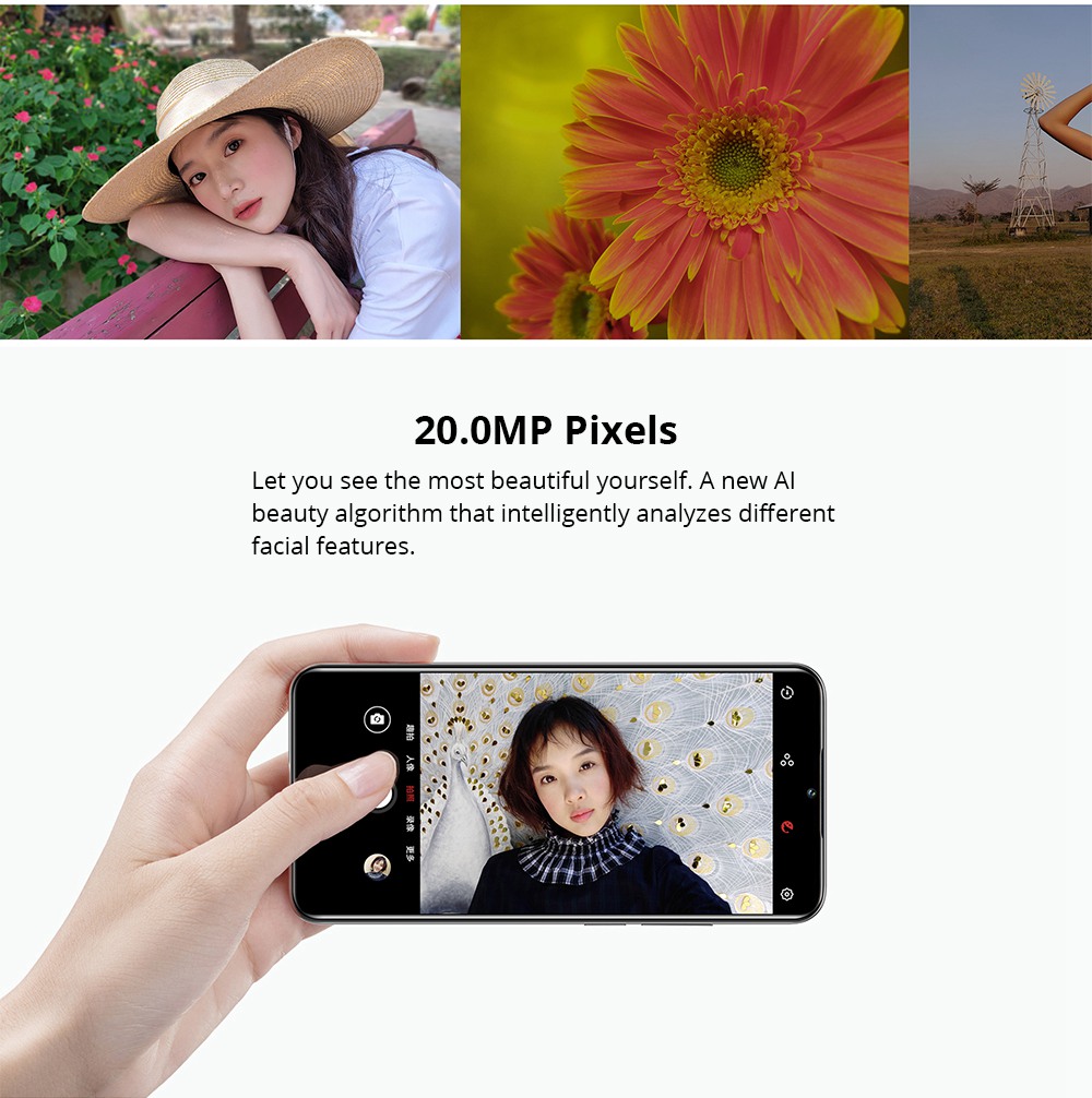 Meizu Note 9 6.2 Inch 4G LTE Smartphone Snapdragon 675 4GB 64GB 48.0MP+5.0MP Dual Rear Cameras Android 9.0 Type-C Touch ID - Black