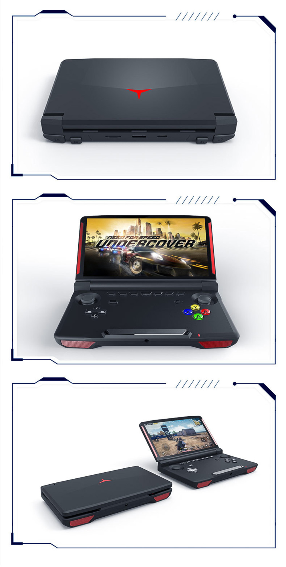 POWKIDDY X18 Handheld Game Console MTK8163 Quad Core 5.5-inch 1280*720 Android 7.0 2GB RAM 16GB  ROM - Black