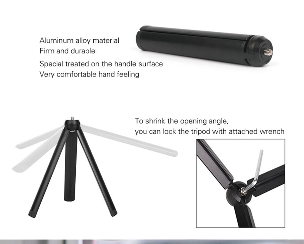 Sunnylife Expansion Accessories Metal Fixture Tripod Extension Rod Set For DJI OSMO Pocket Gimbal