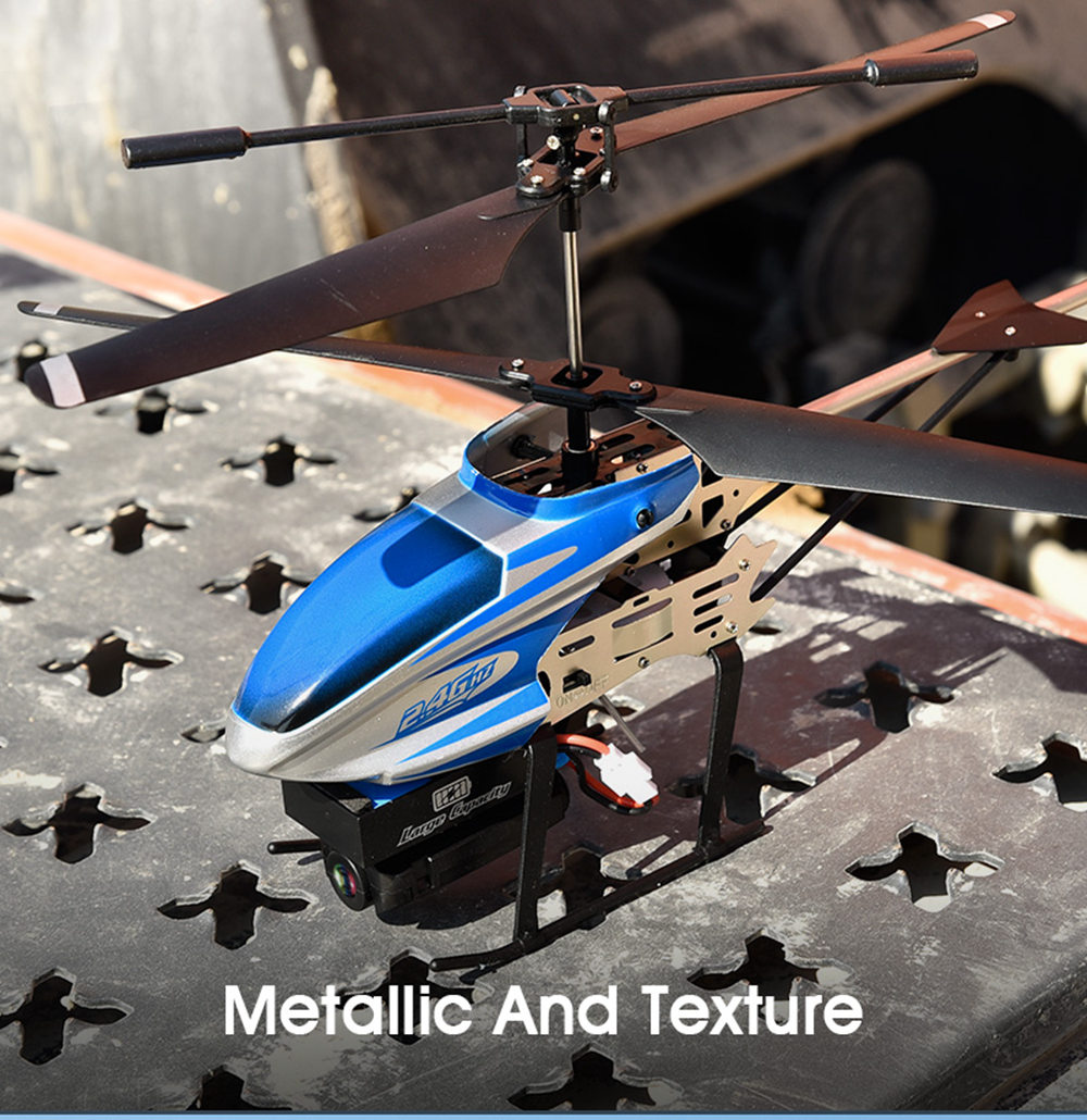 KY808W 5MP WiFi  2.4G 4CH 6-Axis FPV RC Helicopter Altitude Hold Mode RTF - Blue