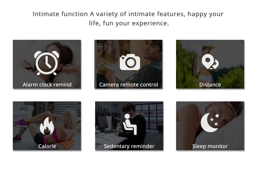 Makibes T6 Pro Smart Watch 1.3 Inch IPS Screen Heart Rate Blood Pressure Monitor IP68 Multiple Sports Modes - Gray