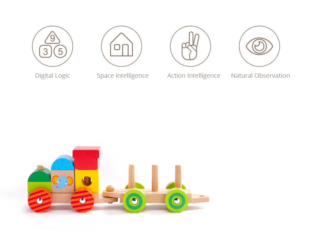 Xiaomi Beva 25PCS Train Building Blocks Puzzle Toy Version A
