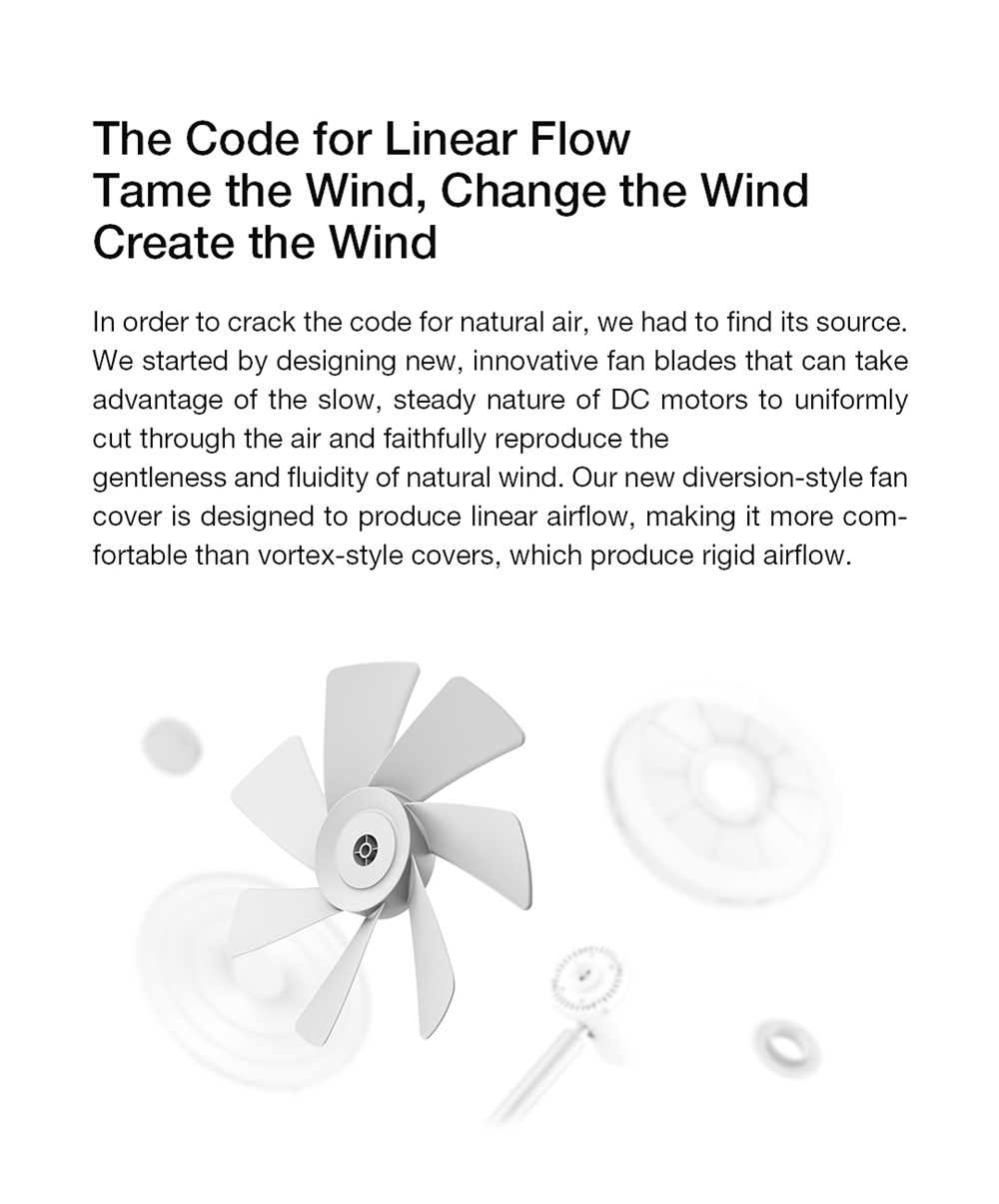 Xiaomi Smartmi Natural Wind Floor Fan 2S with MIJIA APP Control - White