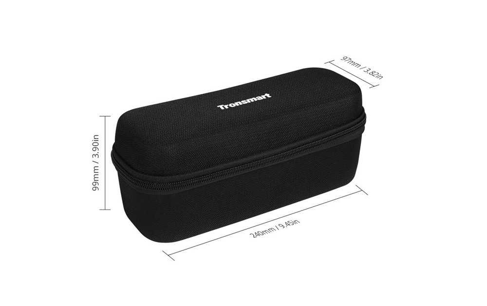 Tronsmart Durable Protective Carrying Case Hard Travel Bag Cover for Element Force/Force+/T6 Plus Bluetooth Speakers