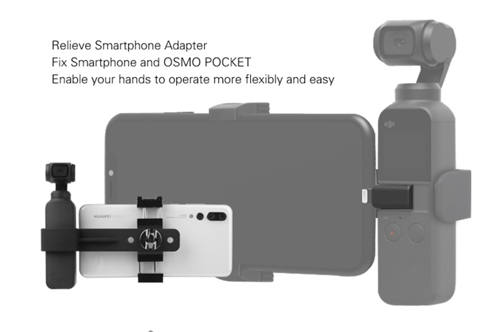 Sunnylife Expansion Accessories Metal Fixture Tripod Extension Rod Set For DJI OSMO Pocket Gimbal