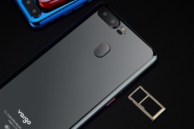 Vargo VX3 5.7 Inch 4G LTE Smartphone MTK6757 6GB 128GB Dual 13.0MP Rear Cameras Android 7.1 Type-C Touch ID - Blue