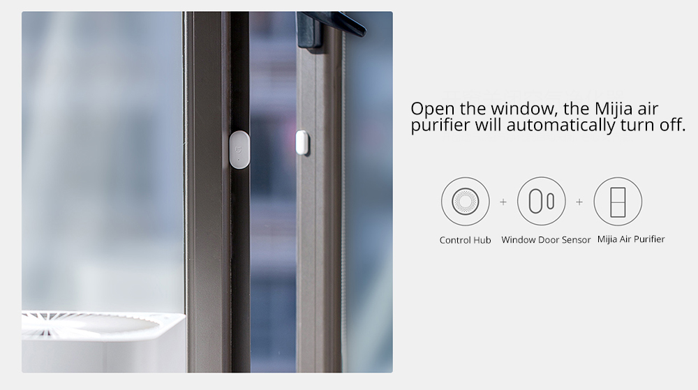 Xiaomi Mijia Smart Sensor Set Control Hub + Motion Sensor + Window and Door Sensor + Wireless Switch - White