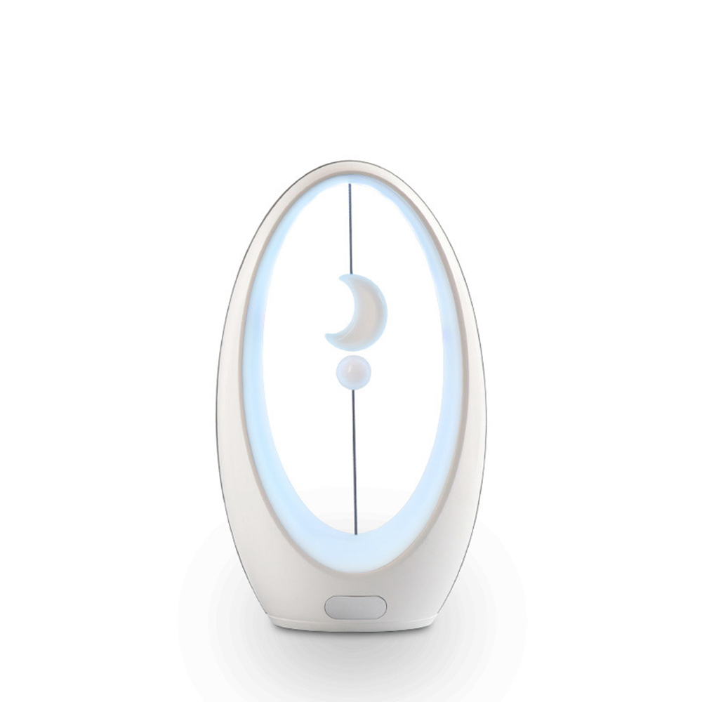 Creative LED Night Light 4 Different Color Bedside Lamp - White