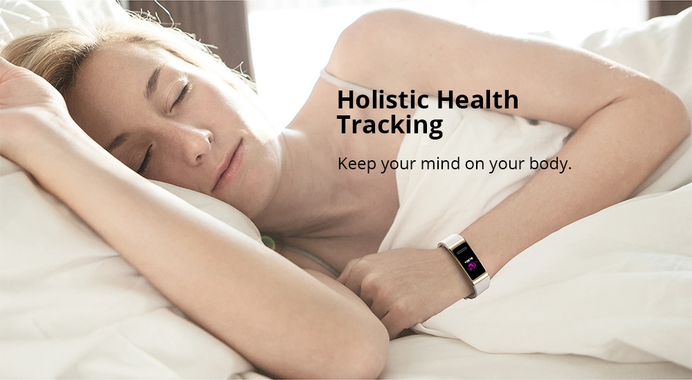 Huawei Band 3 Pro Smart Bracelet 0.95 Inch AMOLED Screen Built-in GPS Heart Rate Sleep Monitor 5ATM Swimming Posture Recognition - Black