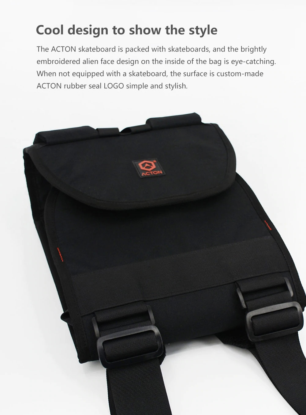 Xiaomi Youpin ACTON Skateboard Bag - Black