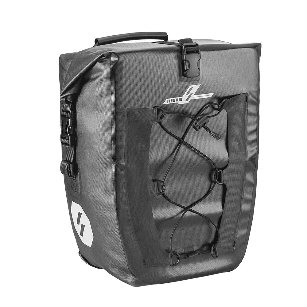 AS02 Waterproof 27L Bicycle Rear Seat Pannier Bag Black