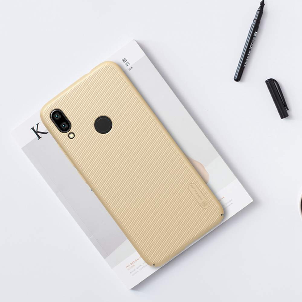 NILLKIN Matte Hard Phone Case for Xiaomi Redmi Note 7 Protective Back Cover - White