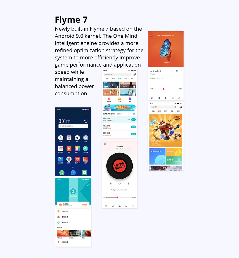 Meizu Note 9 6.2 Inch 4G LTE Smartphone Snapdragon 675 4GB 64GB 48.0MP+5.0MP Dual Rear Cameras Android 9.0 Type-C Touch ID - Black