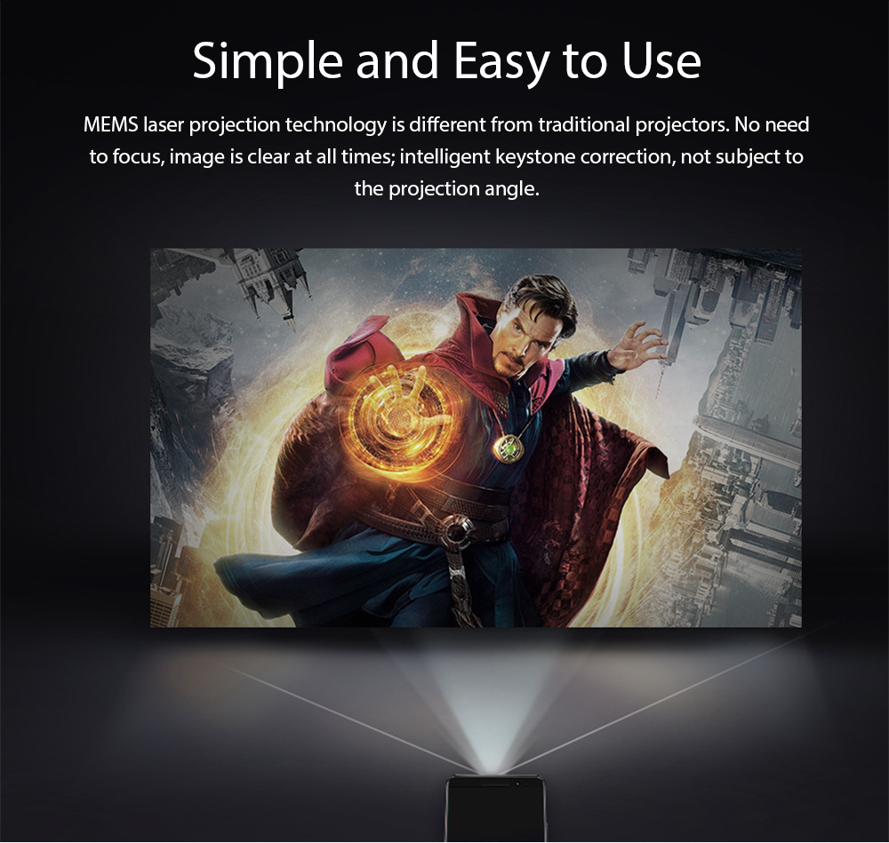 Blackview MAX 1 Projector Smartphone 6.01 inch 6GB 64GB Black