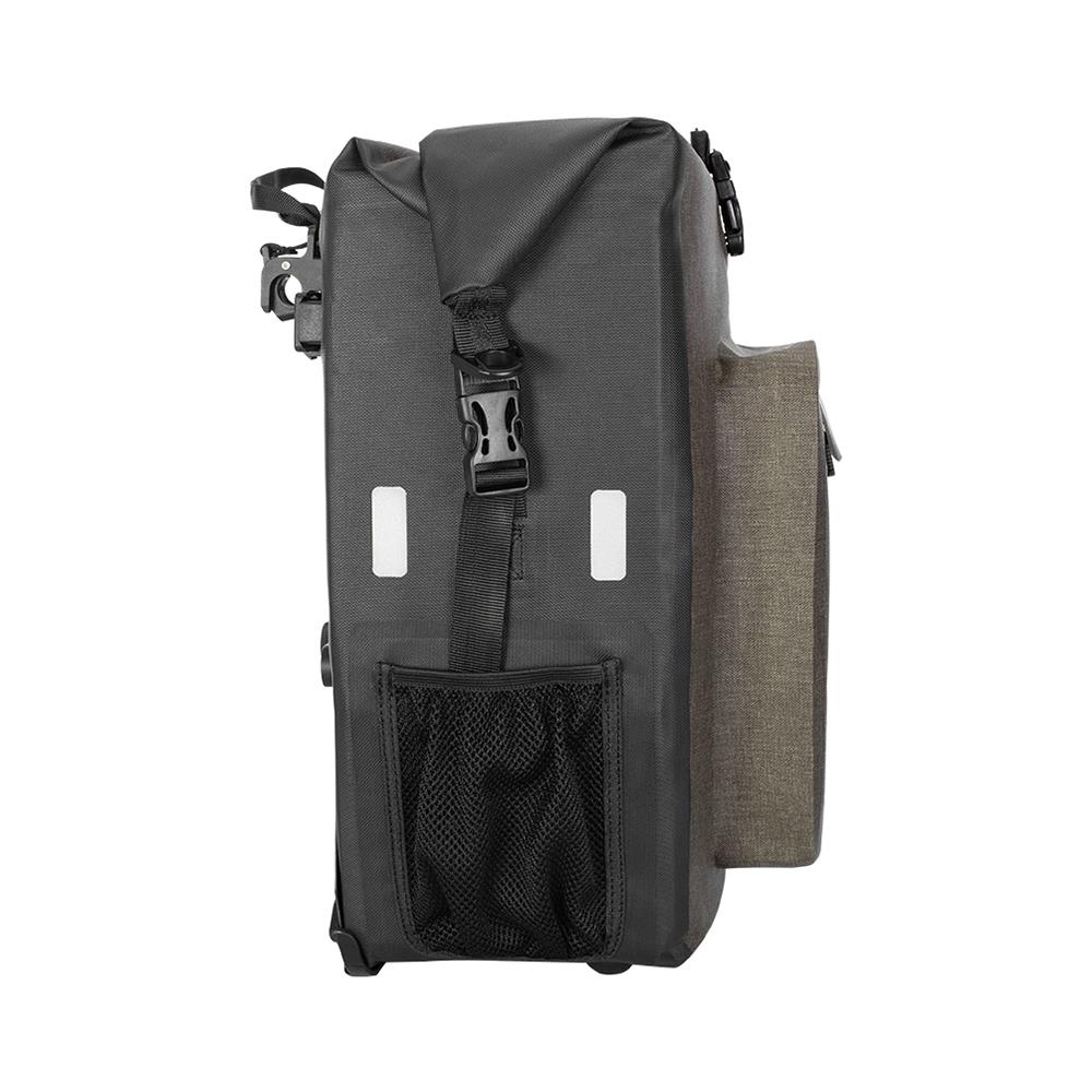 AS01 Waterproof 30L Bicycle Rear Seat Pannier Bag with Shoulder Strap - Khaki