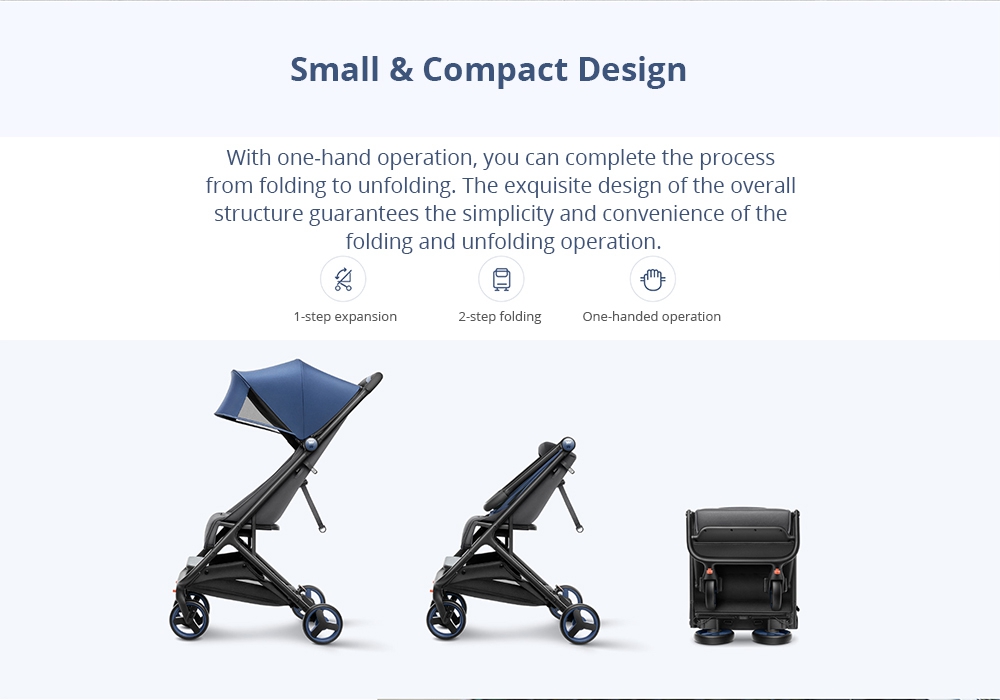 xiaomi mi bunny folding baby stroller