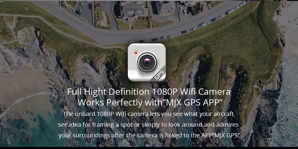 MJX X104G 1080P GPS 5G WiFi FPV RC Drone Follow Me Mode RTF