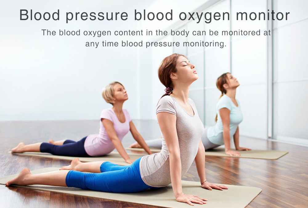 Makibes T4 Smart Watch 1.3 Inch TFT Screen IP67 Heart Rate Blood Pressure Oxygen Sleep Monitor Multi Sports Modes - Gray