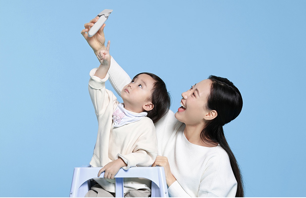 Xiaomi MiTU Baby Hair Clipper Ceramic Blades IPX7 Water Resistant Multiple Cutting Lengths Haircut - White