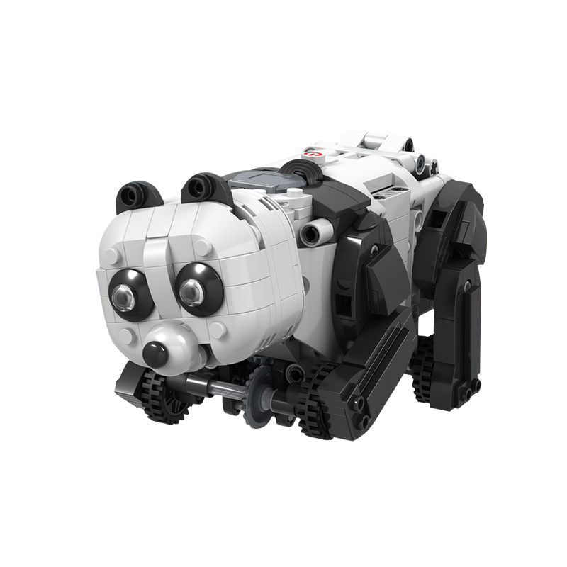 Mofun 7108 427PCS DIY Electric Panda Building Blocks RC Smart Robot With Automatic Obstacle Avoidance