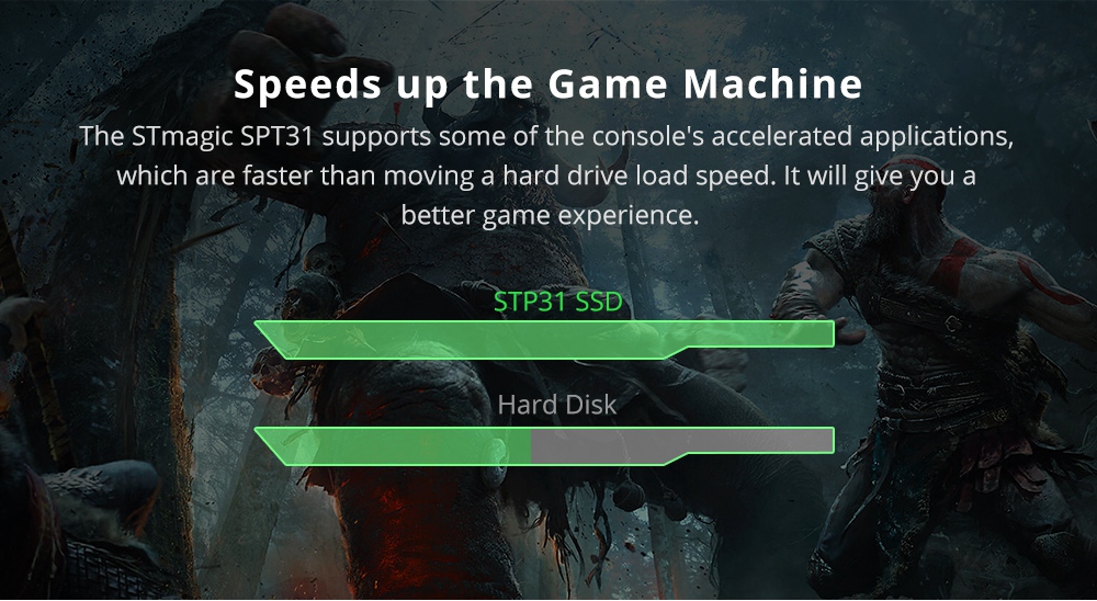 STmagic SPT31 512G Mini Portable M.2 SSD USB3.1 Solid State Drive Read Speed 500MB/s - Gray