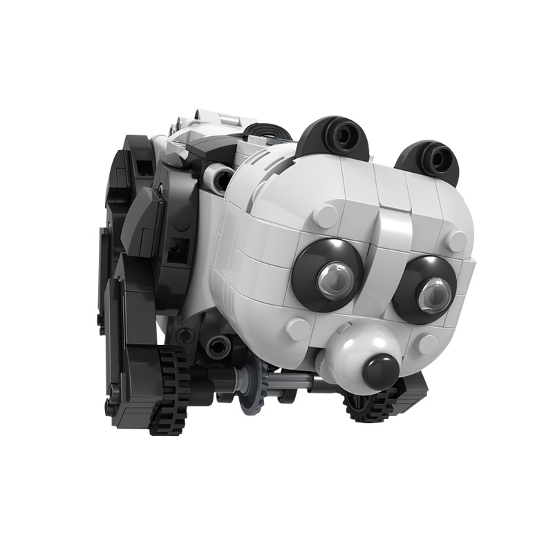 Mofun 7108 427PCS DIY Electric Panda Building Blocks RC Smart Robot With Automatic Obstacle Avoidance