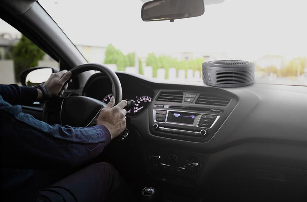 Xiaomi 70Mai Car Air Purifier Pro PM2.5 Particles Filter Silent Mode - Black