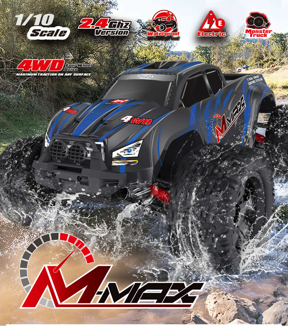 Remo Hobby 1035 1/10 2.4G 4WD Brushless Waterproof ESC Off-Road Monster  Truck RC