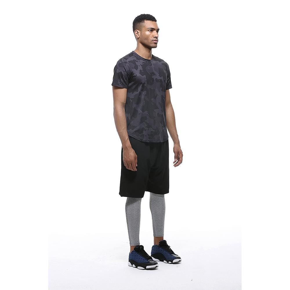 AK22 Men Sports Tops Short Sleeve T-shirts Size S Black