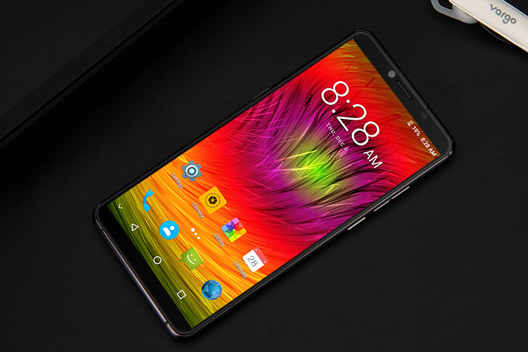 Vargo VX3 5.7 Inch 4G LTE Smartphone MTK6757 6GB 128GB Dual 13.0MP Rear Cameras Android 7.1 Type-C Touch ID - Blue